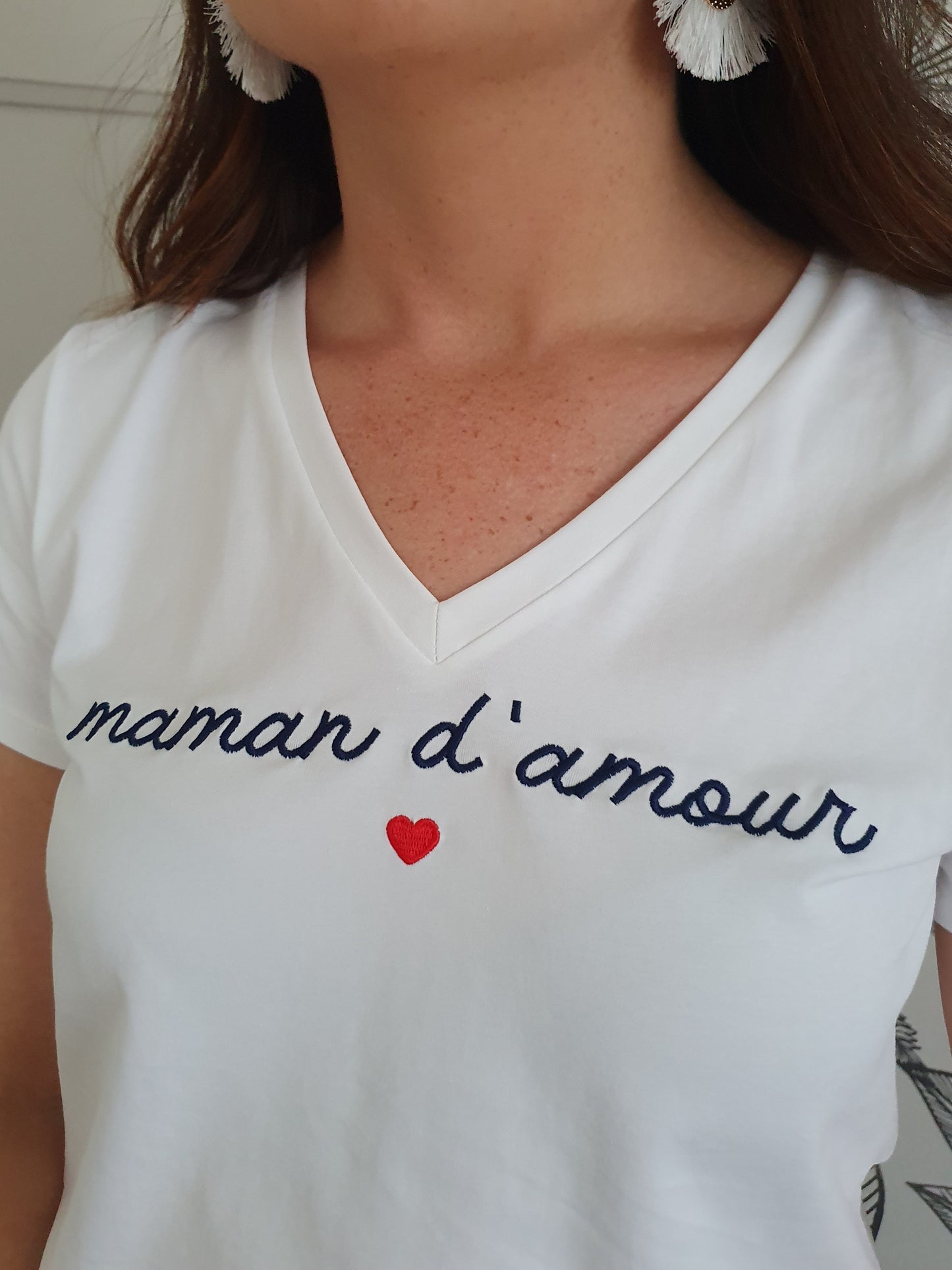 T-shirt maman d'amour pour femme bonne fête des mères