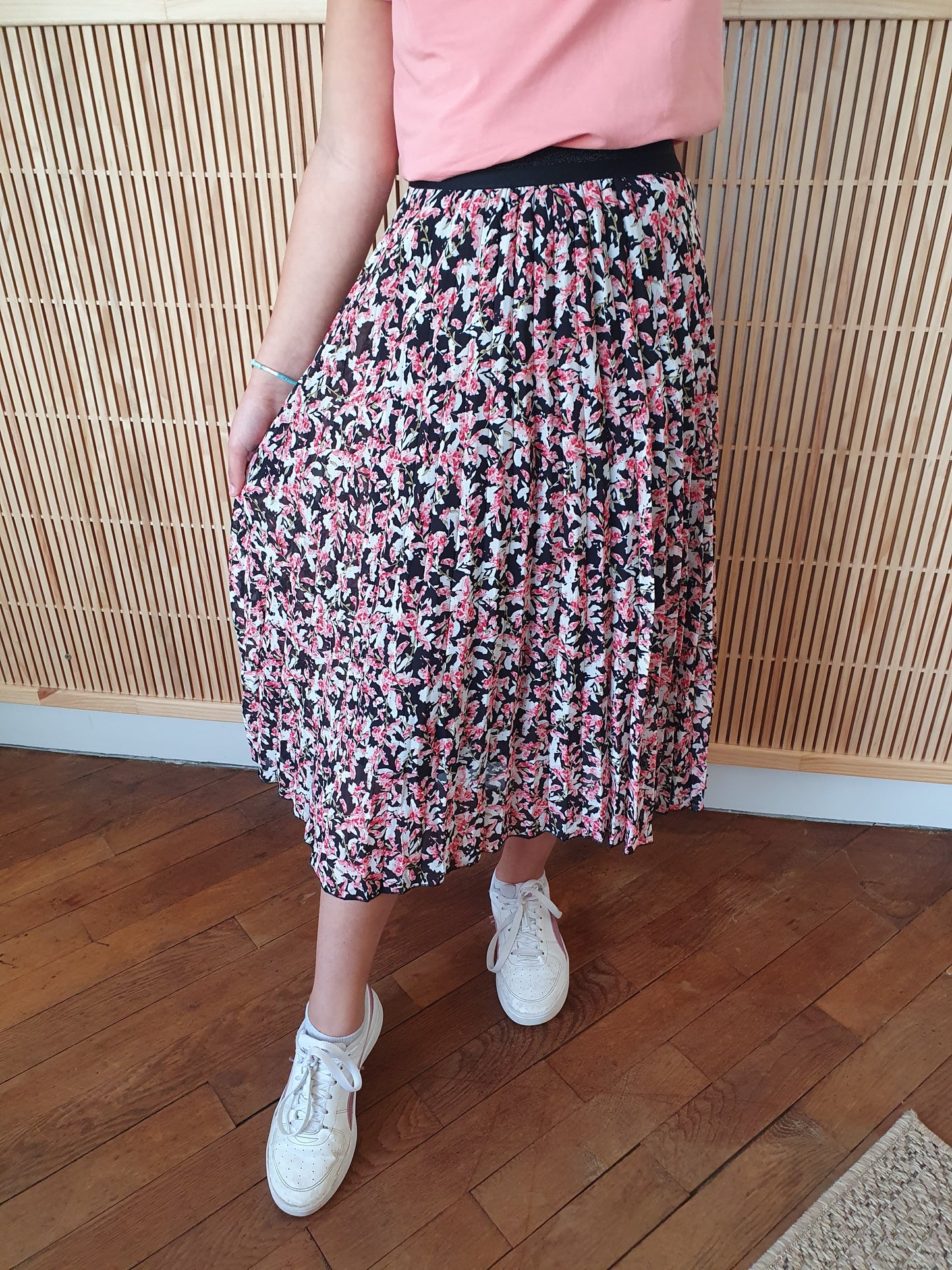 Jupe VIENNE rose Kids (motifs)