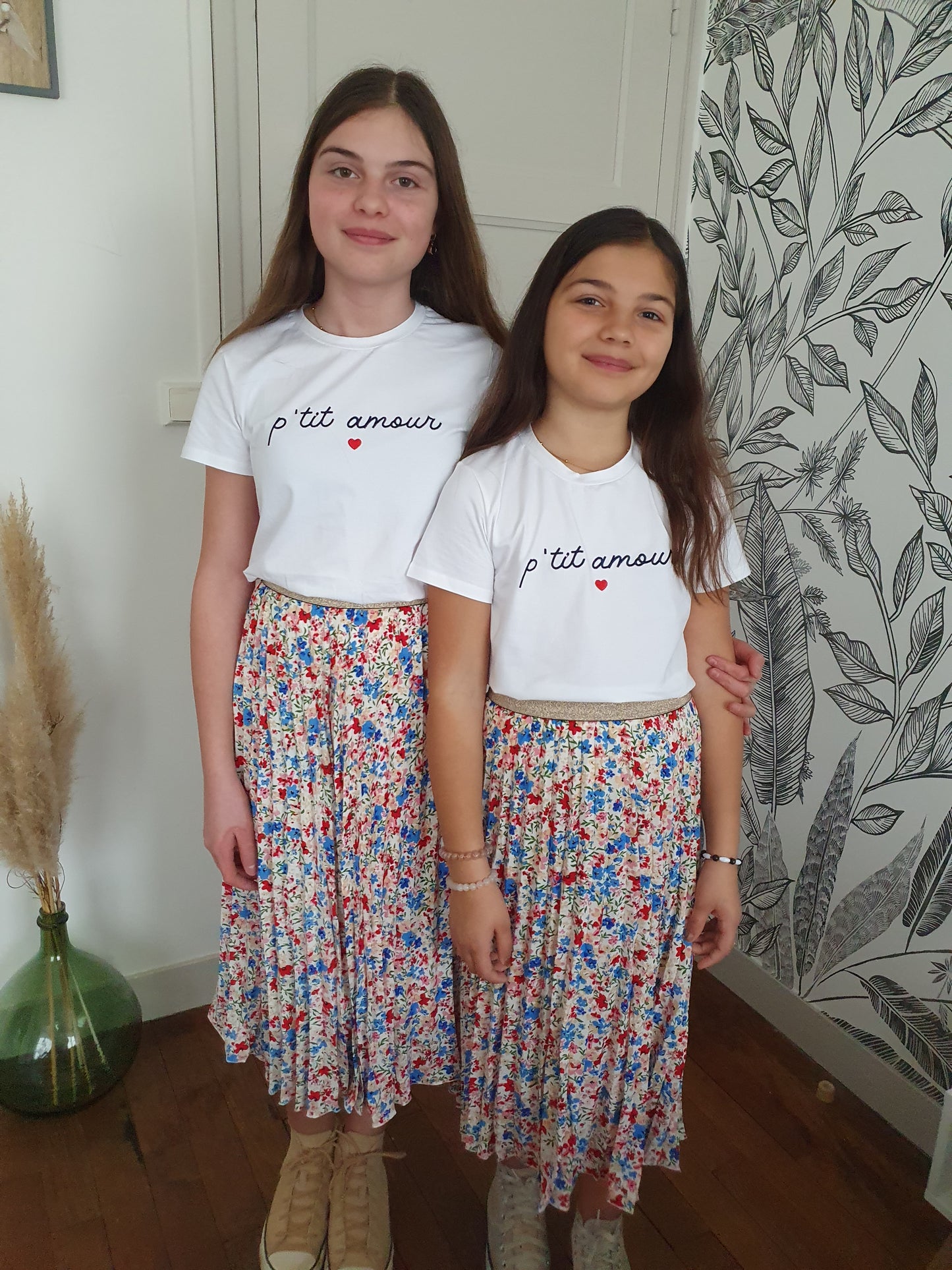 T-shirt p'tit amour mixte fille garçon collection famille
