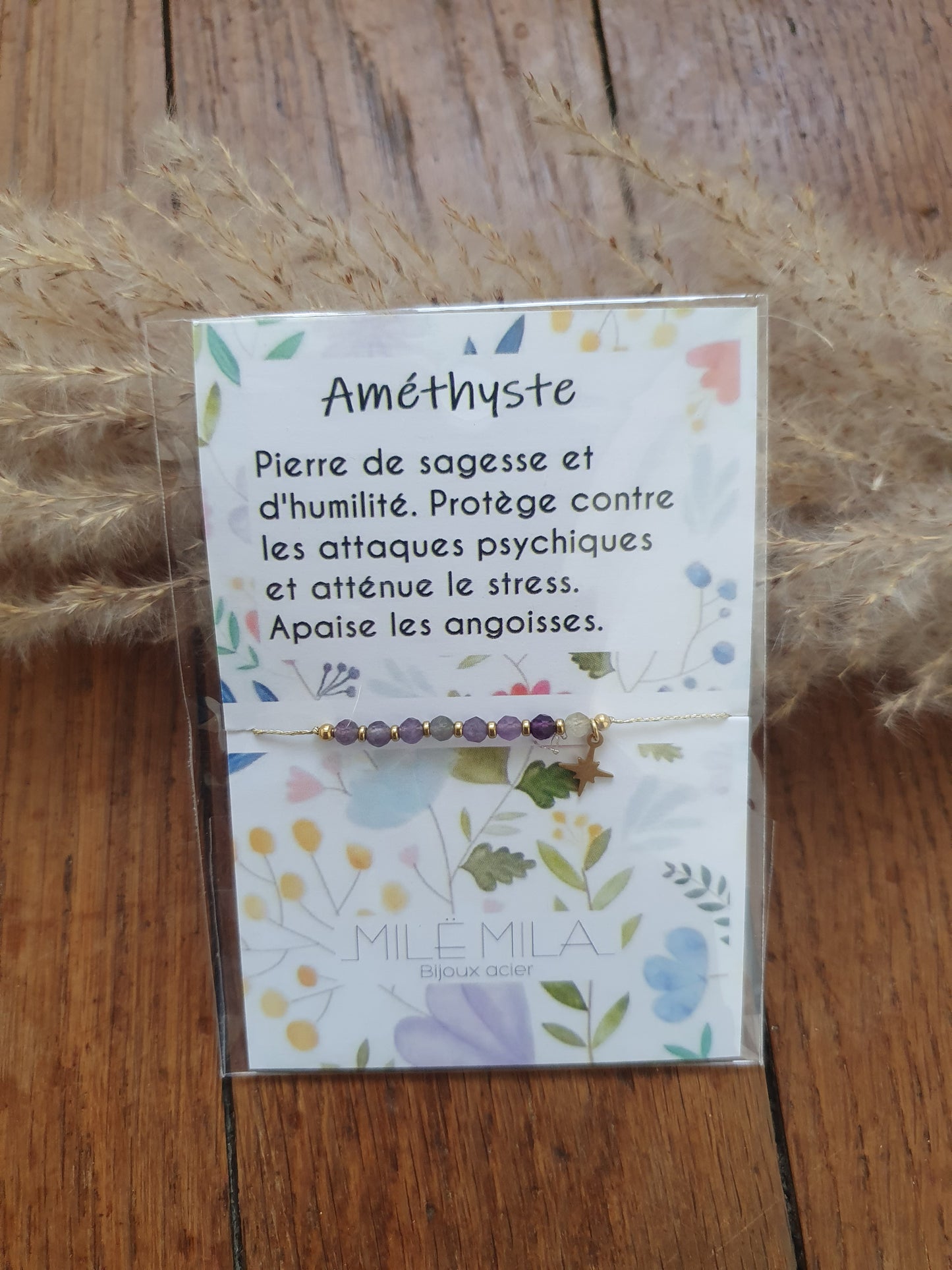 Bracelet pierres précieuses naturelles Effets corps esprit