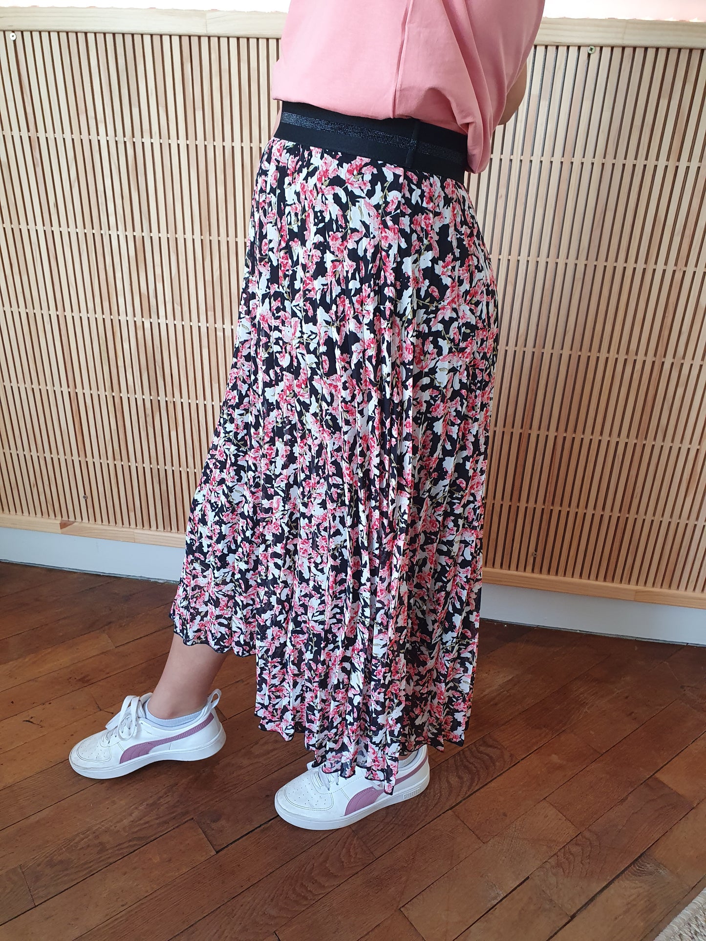 Jupe VIENNE rose Kids (motifs)