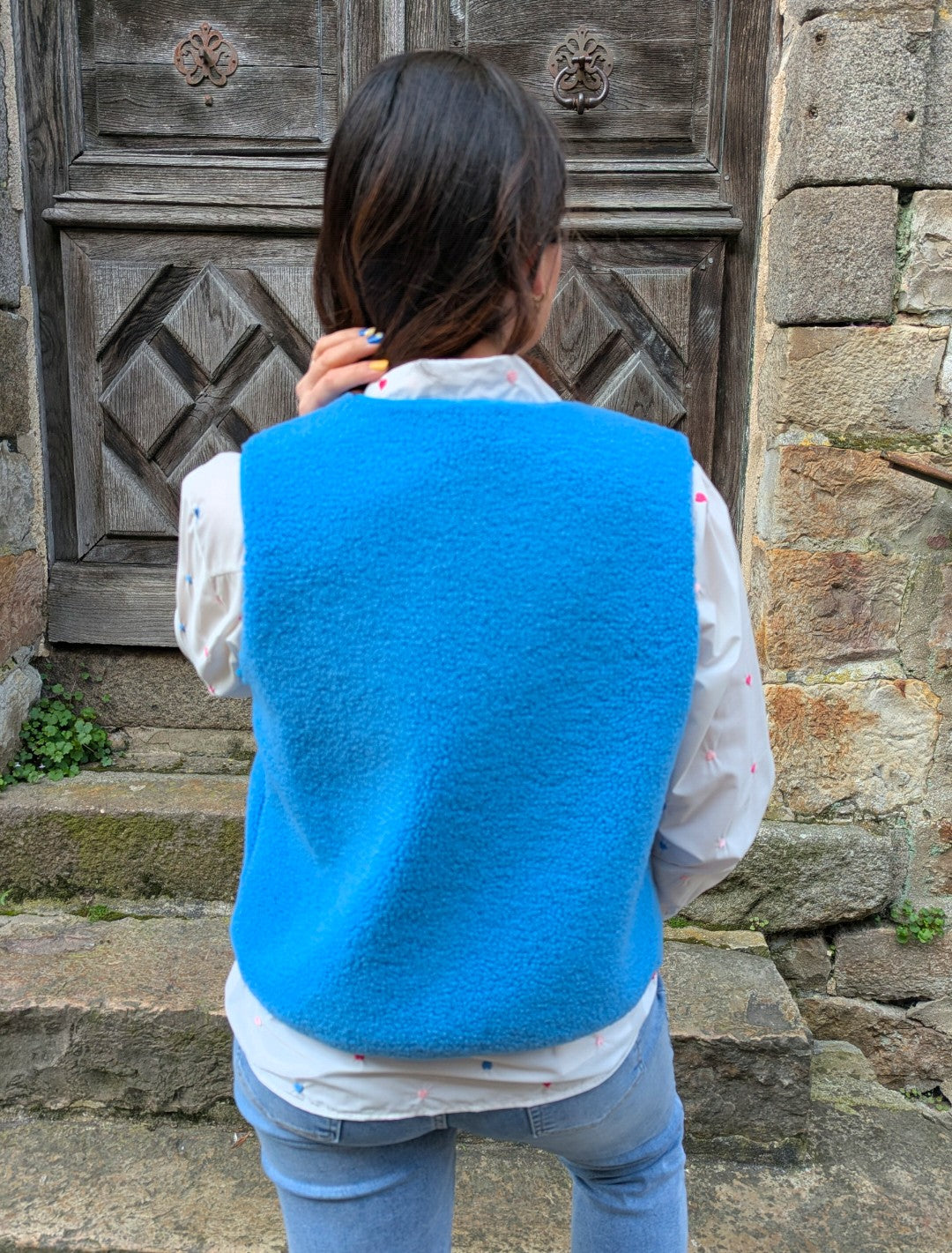 Gilet QUIMPER (bleu clair)