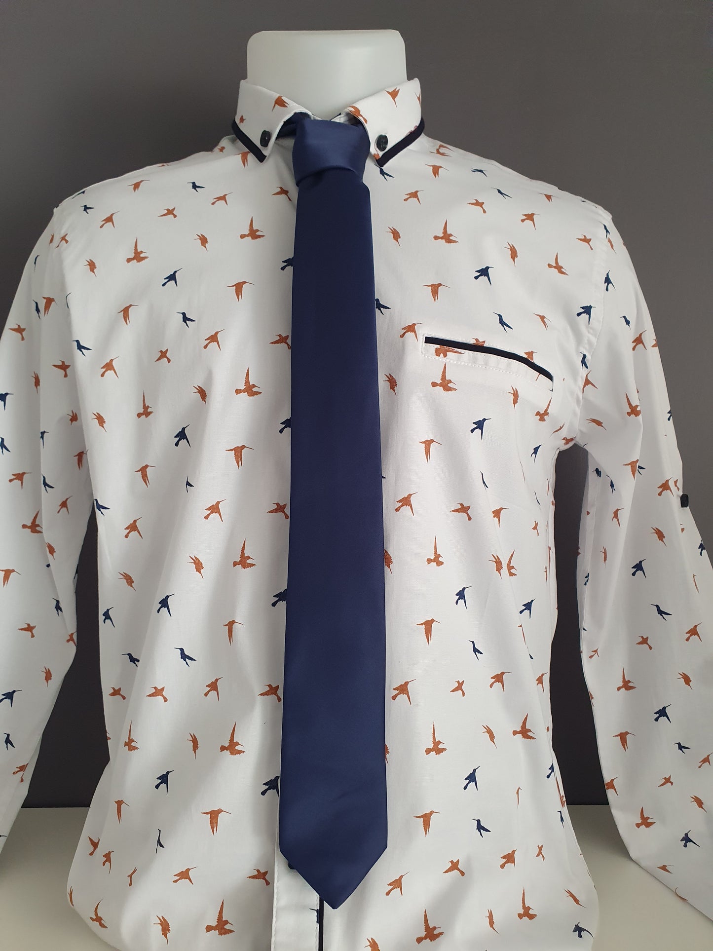 Cravate bleu marine pour homme trèc chic