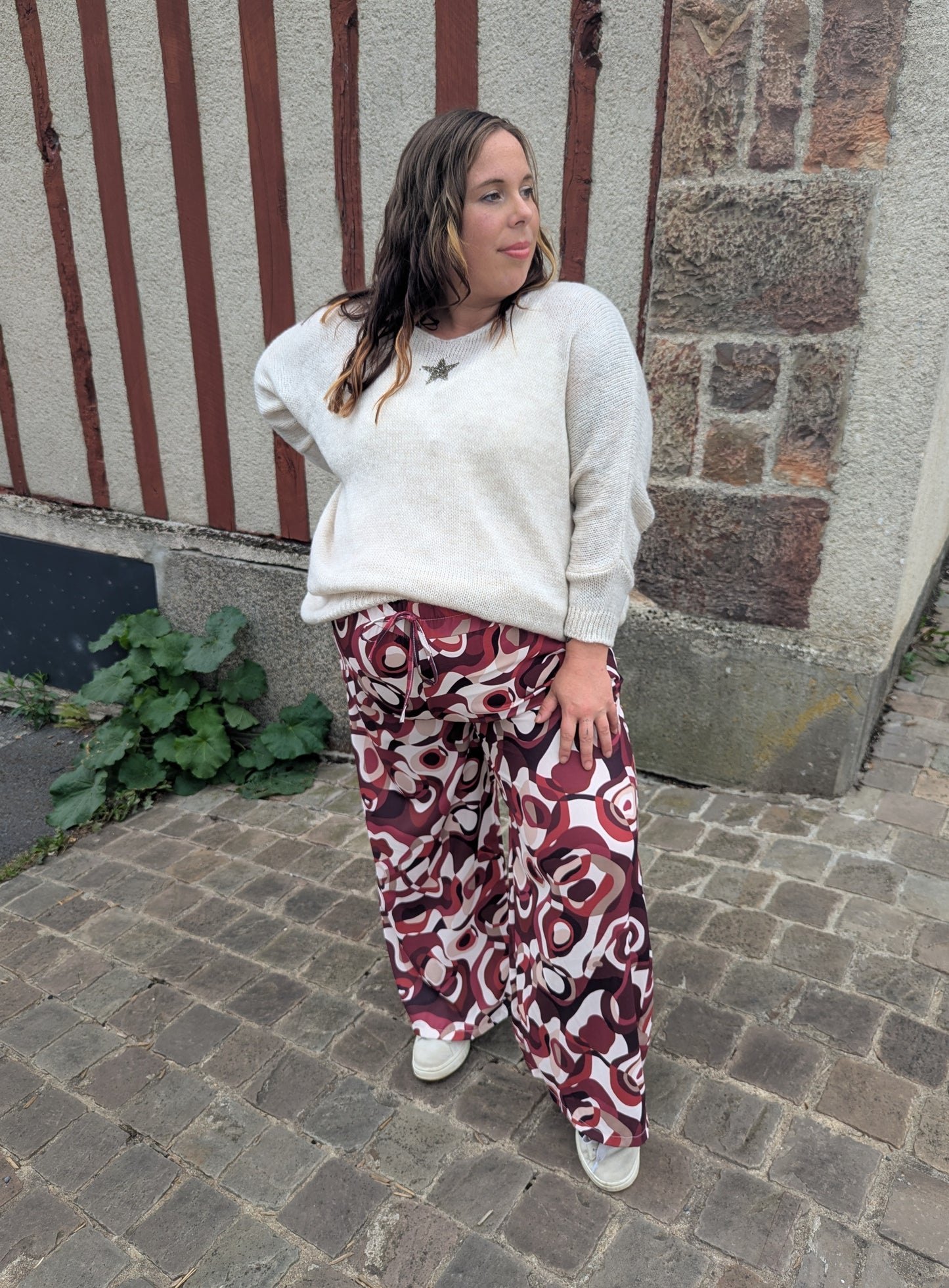 Top débardeur fluide blanc femme grande taille