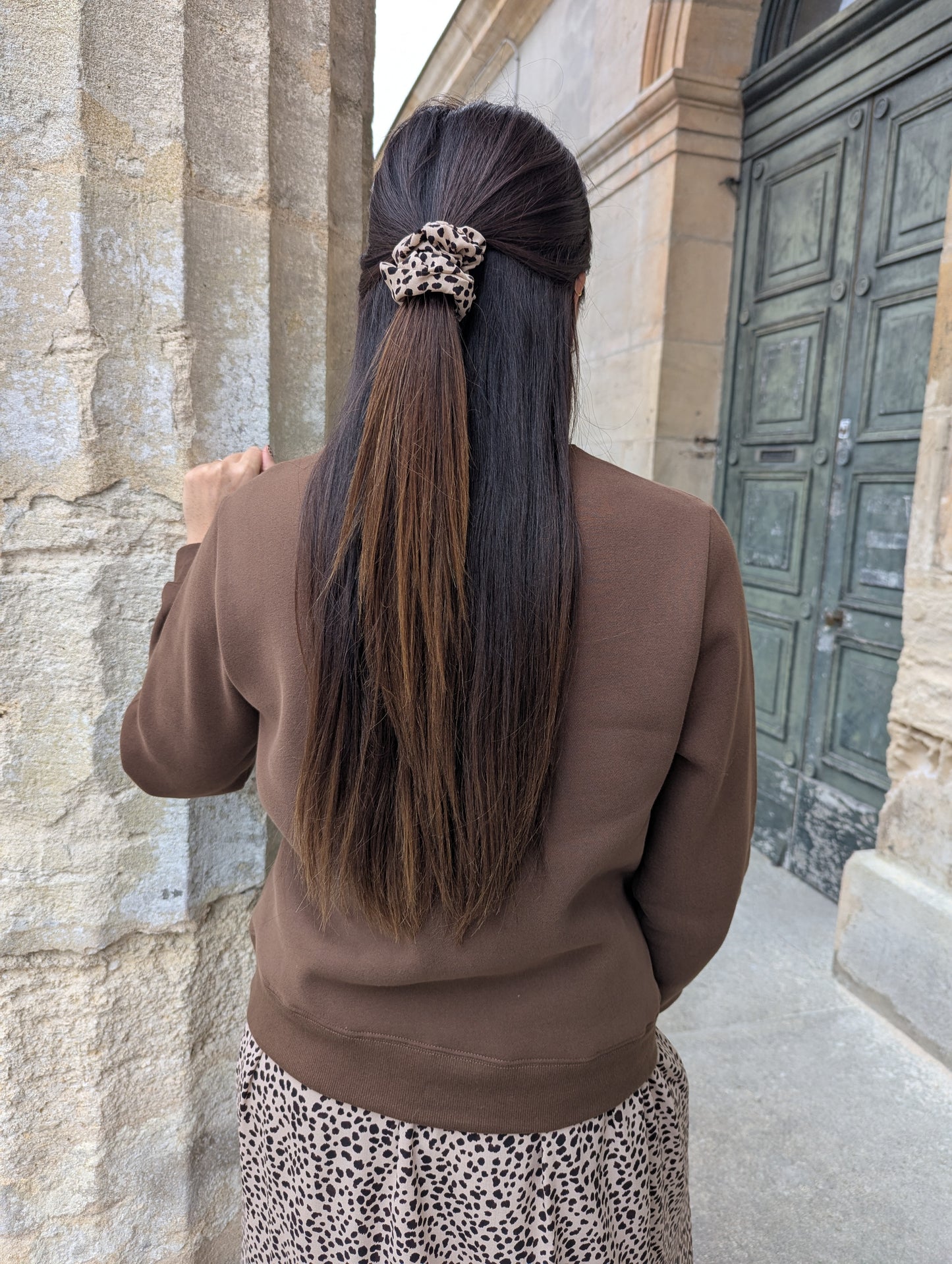 Jupe + chouchou LEOPARD