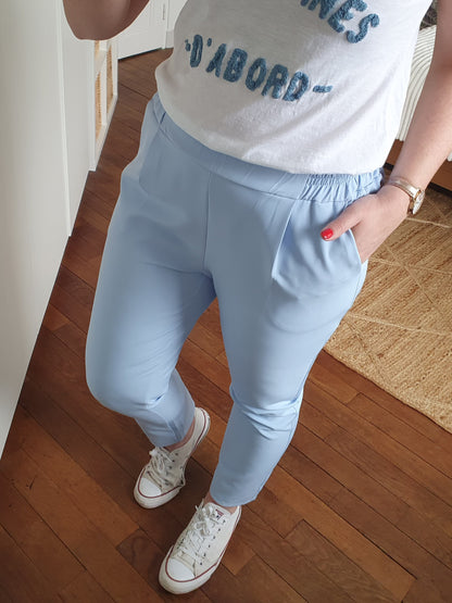 Pantalon BRUXELLES (bleu ciel)