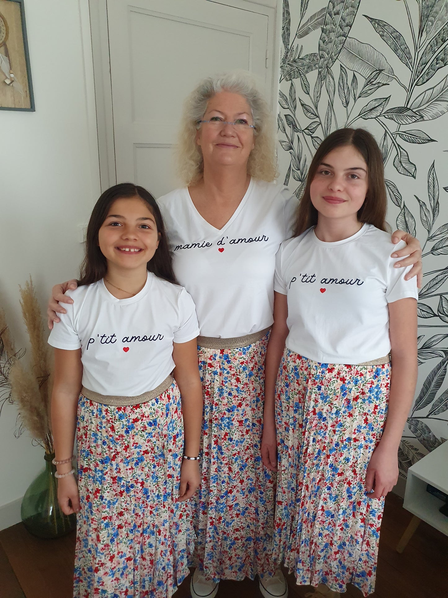 T-shirt mamie d'amour pour femme bonne fête des grand-mères