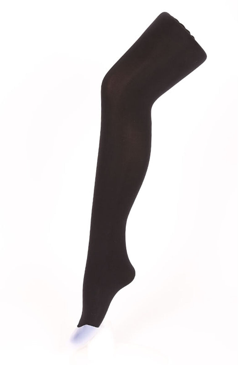 Collants opaques noirs grande taille femme curvy size+
