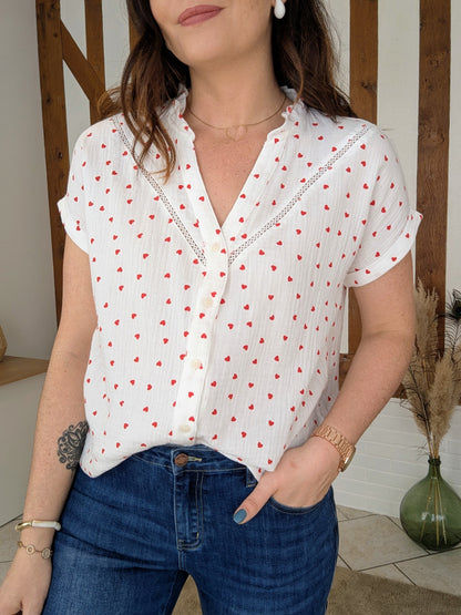 Top COEURS (blanc/rouge)