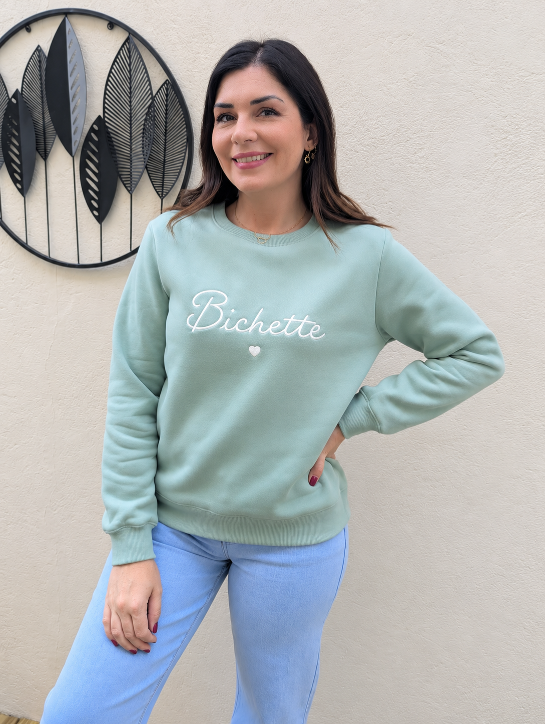 Sweat BICHETTE (vert d’eau)
