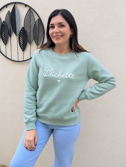 Sweat BICHETTE (vert d’eau)