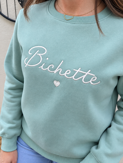 Sweat BICHETTE (vert d’eau)