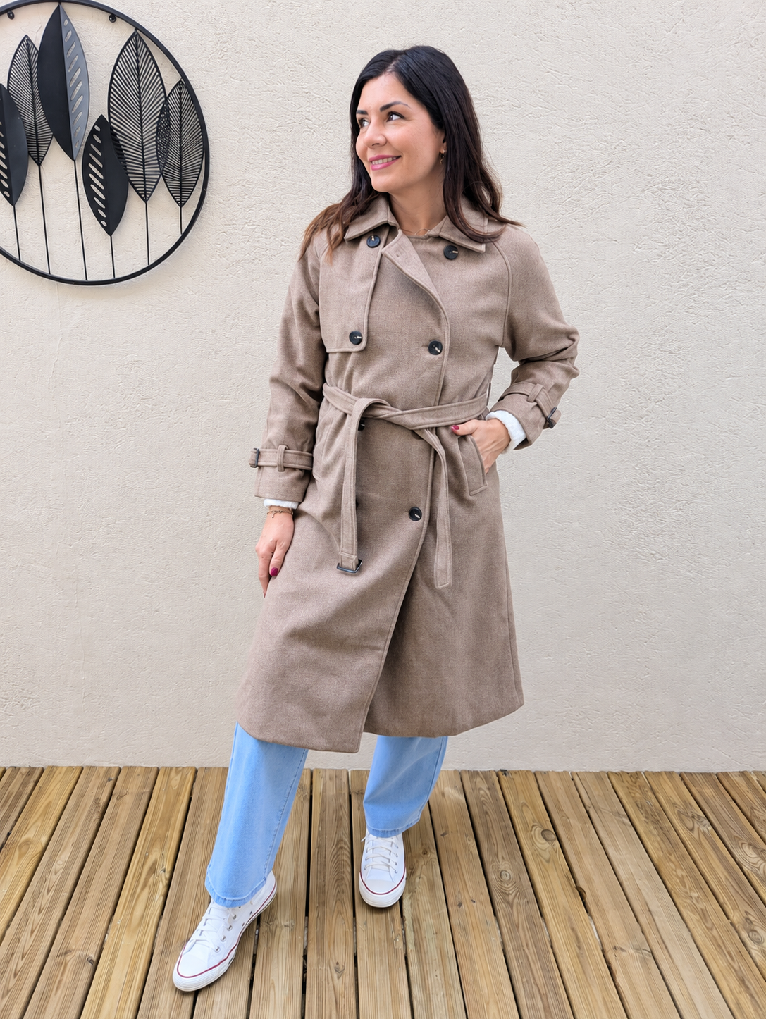Manteau long trench PARIS