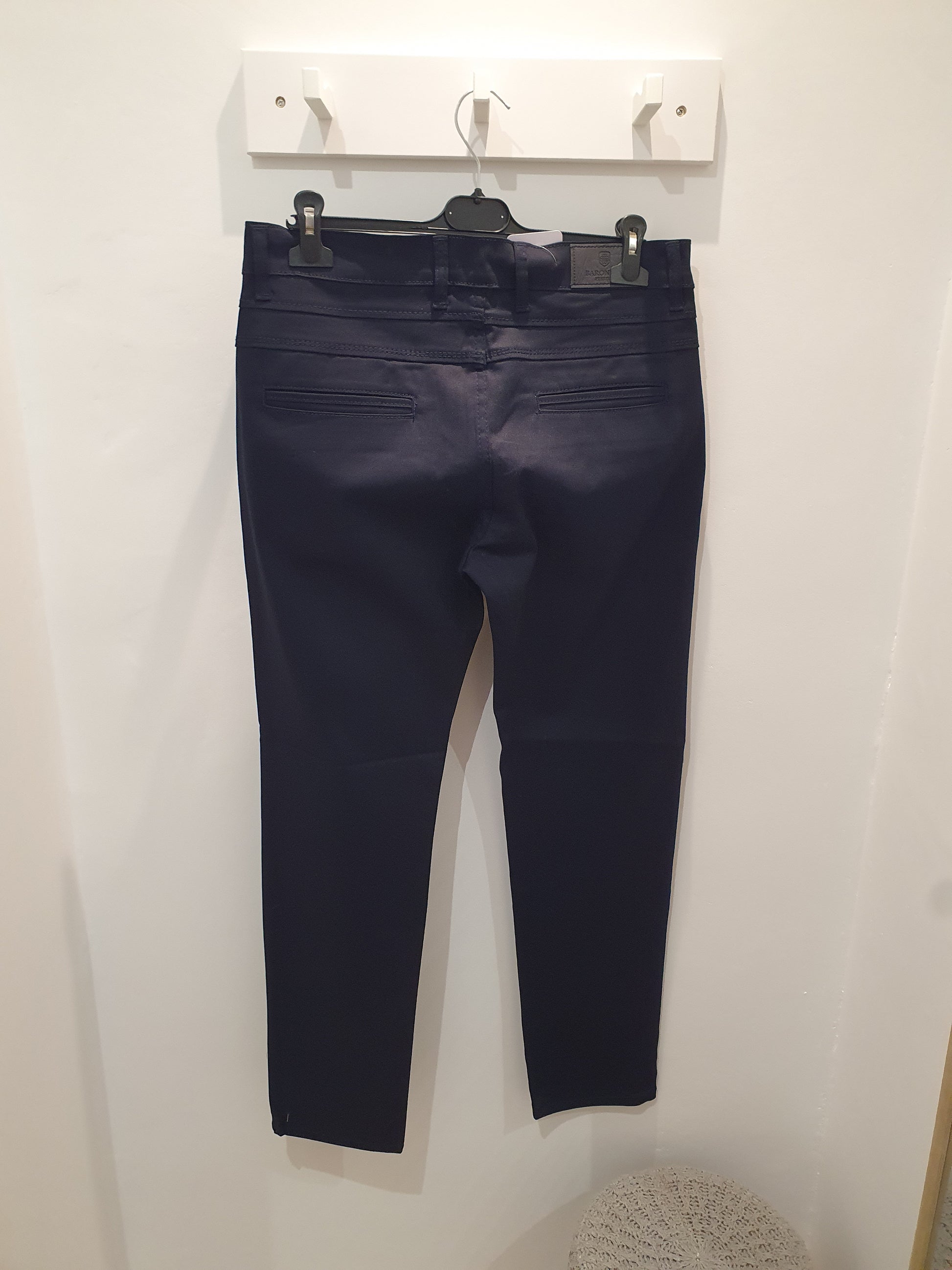 Pantalon chino homme bleu marine classique chic