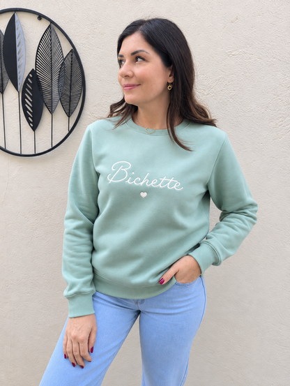 Sweat BICHETTE (vert d’eau)