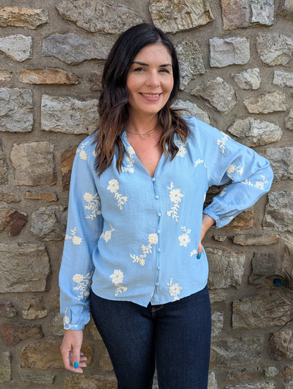 Blouse ALBI (bleu)