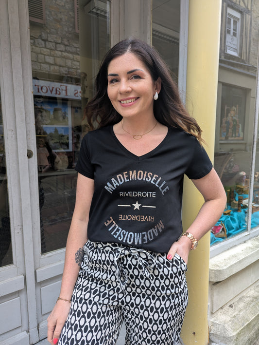 T-shirt MADEMOISELLE RIVE DROITE