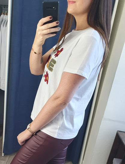 T-shirt SMILE (blanc)