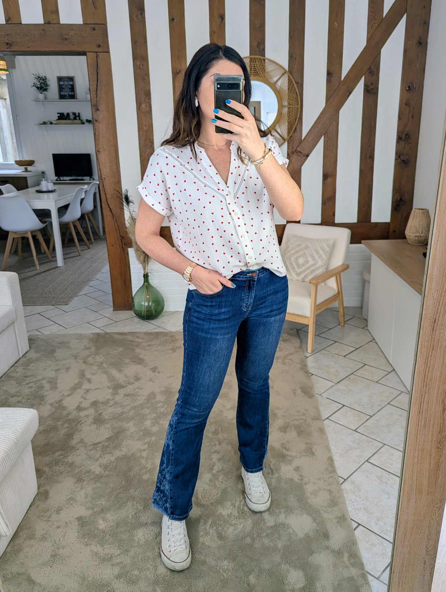 Top COEURS (blanc/rouge)