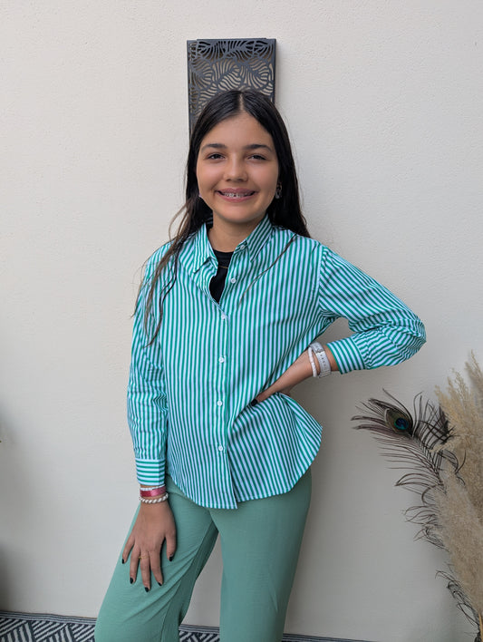 Chemise rayée REVES Kids