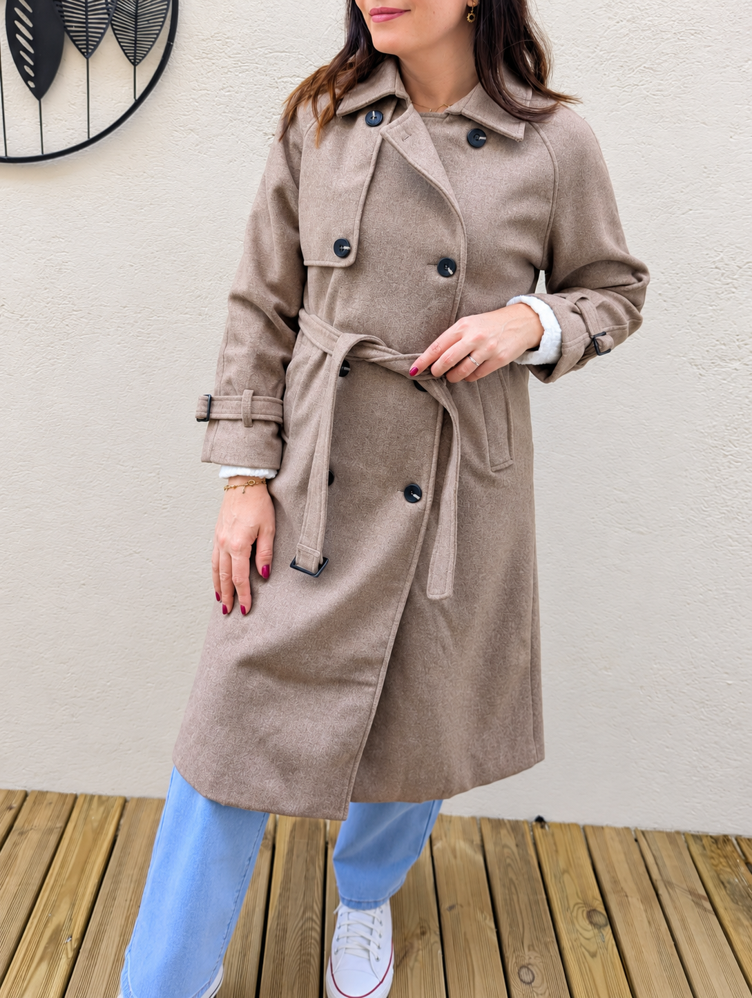 Manteau long trench PARIS
