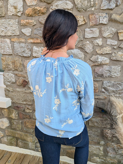 Blouse ALBI (bleu)