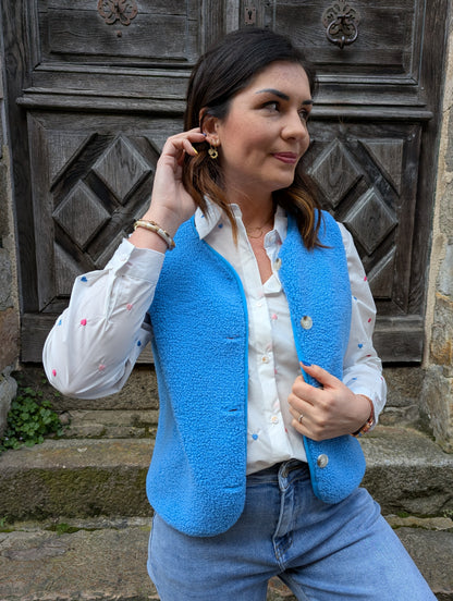 Gilet QUIMPER (bleu clair)