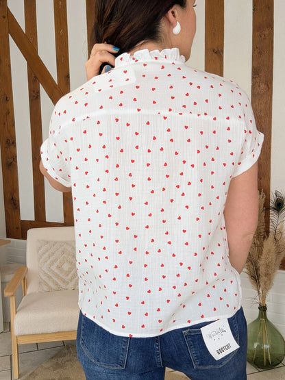 Top COEURS (blanc/rouge)