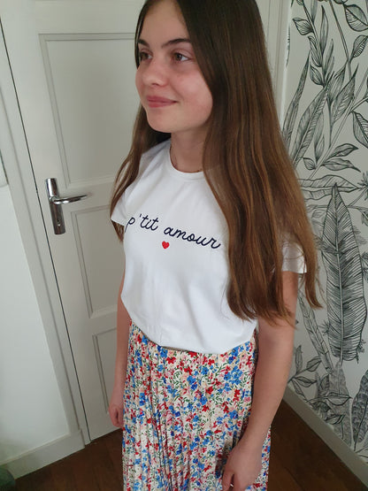 T-shirt p'tit amour mixte fille garçon collection famille
