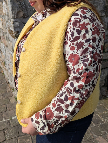 Gilet QUIMPER Curvy (jaune)