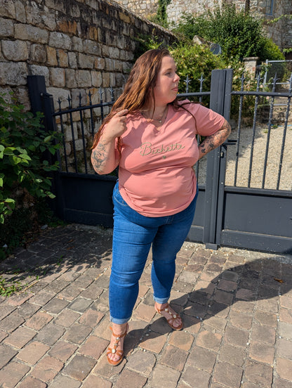 T-shirt BICHETTE Curvy (rose)
