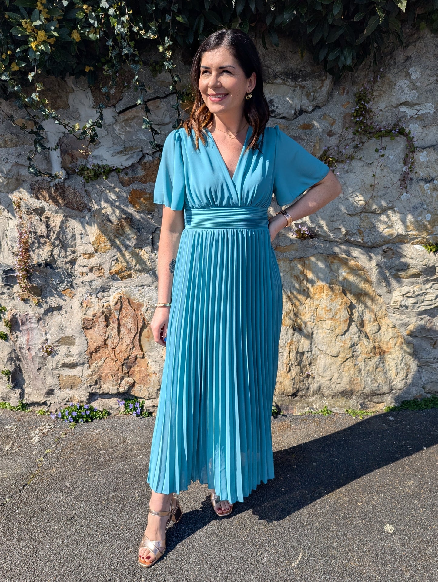 Robe longue SINGAPOUR (céladon)