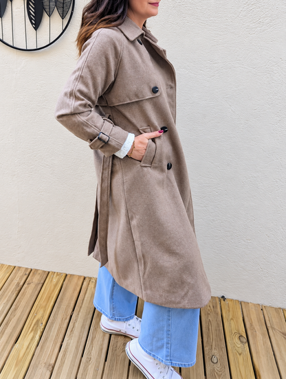 Manteau long trench PARIS