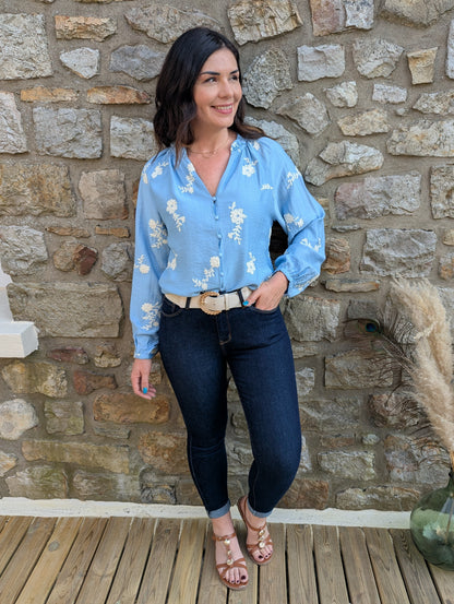 Blouse ALBI (bleu)