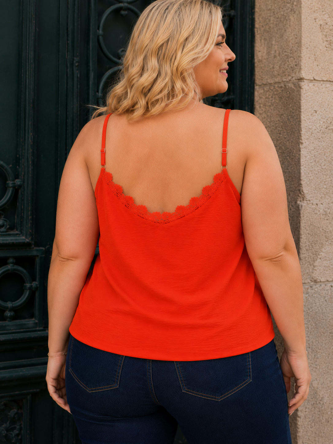 Top ALEXANDRIE Curvy (orange)