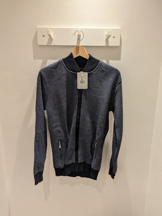 Gilet effet bomber marine mode homme tendance sport