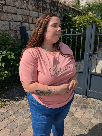 T-shirt BICHETTE Curvy (rose)
