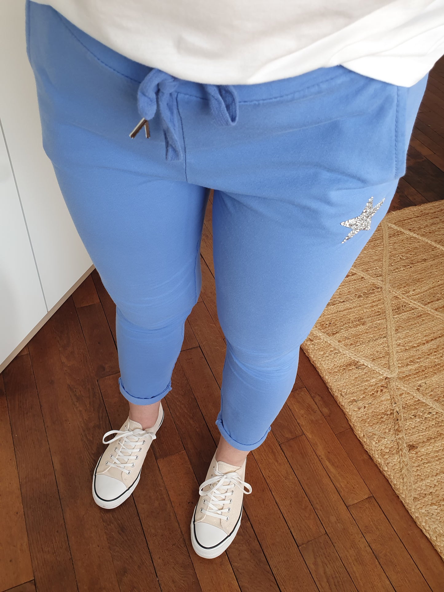 Pantalon jogging ETOILE (bleu lavande)