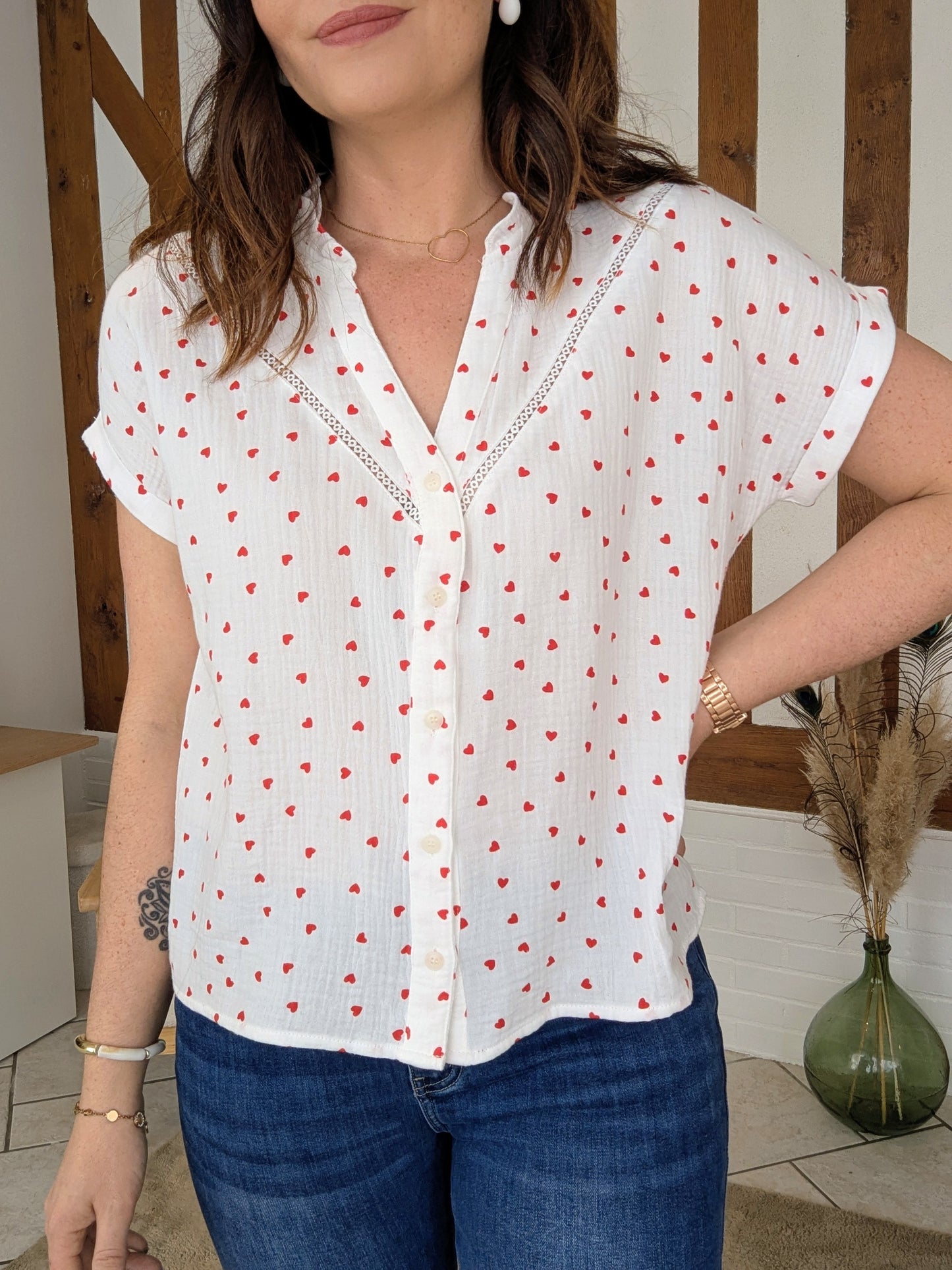 Top COEURS (blanc/rouge)