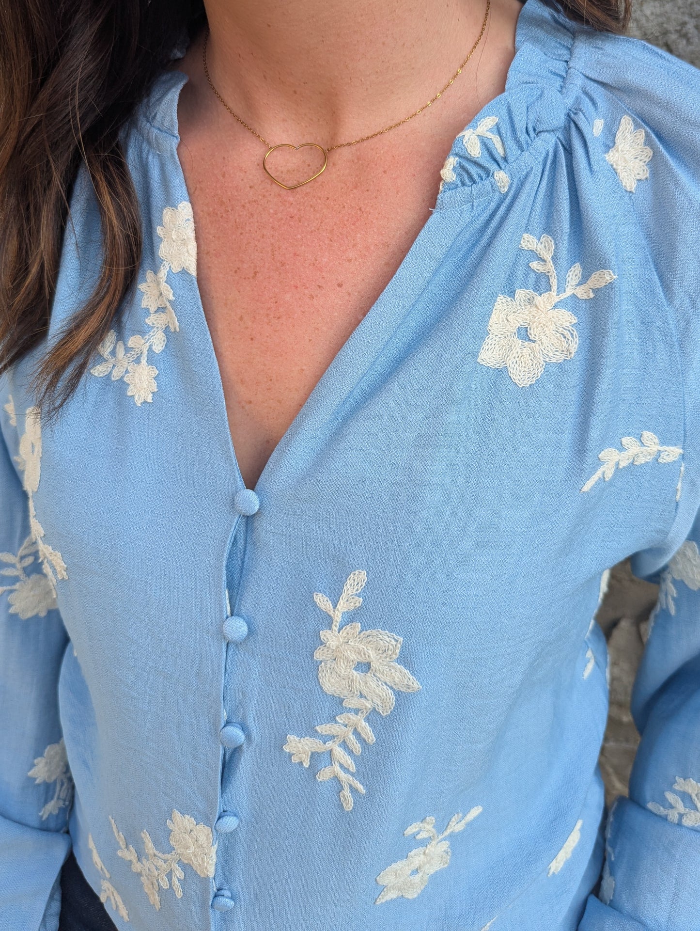 Blouse ALBI (bleu)