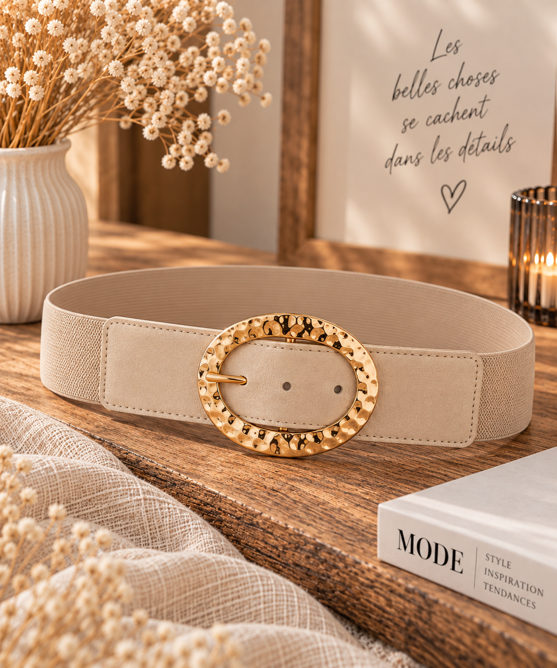 Ceinture MEMPHIS Curvy (beige)