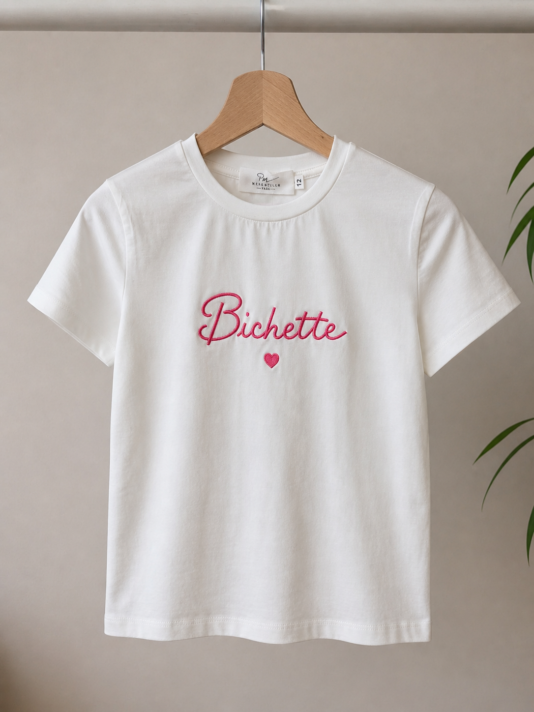 T-shirt BICHETTE Kids (blanc/fushia)