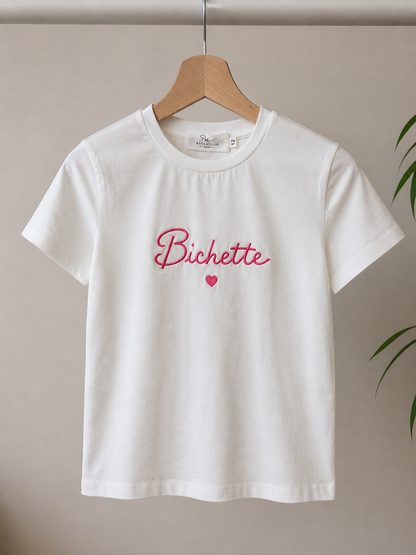T-shirt BICHETTE Kids (blanc/fushia)
