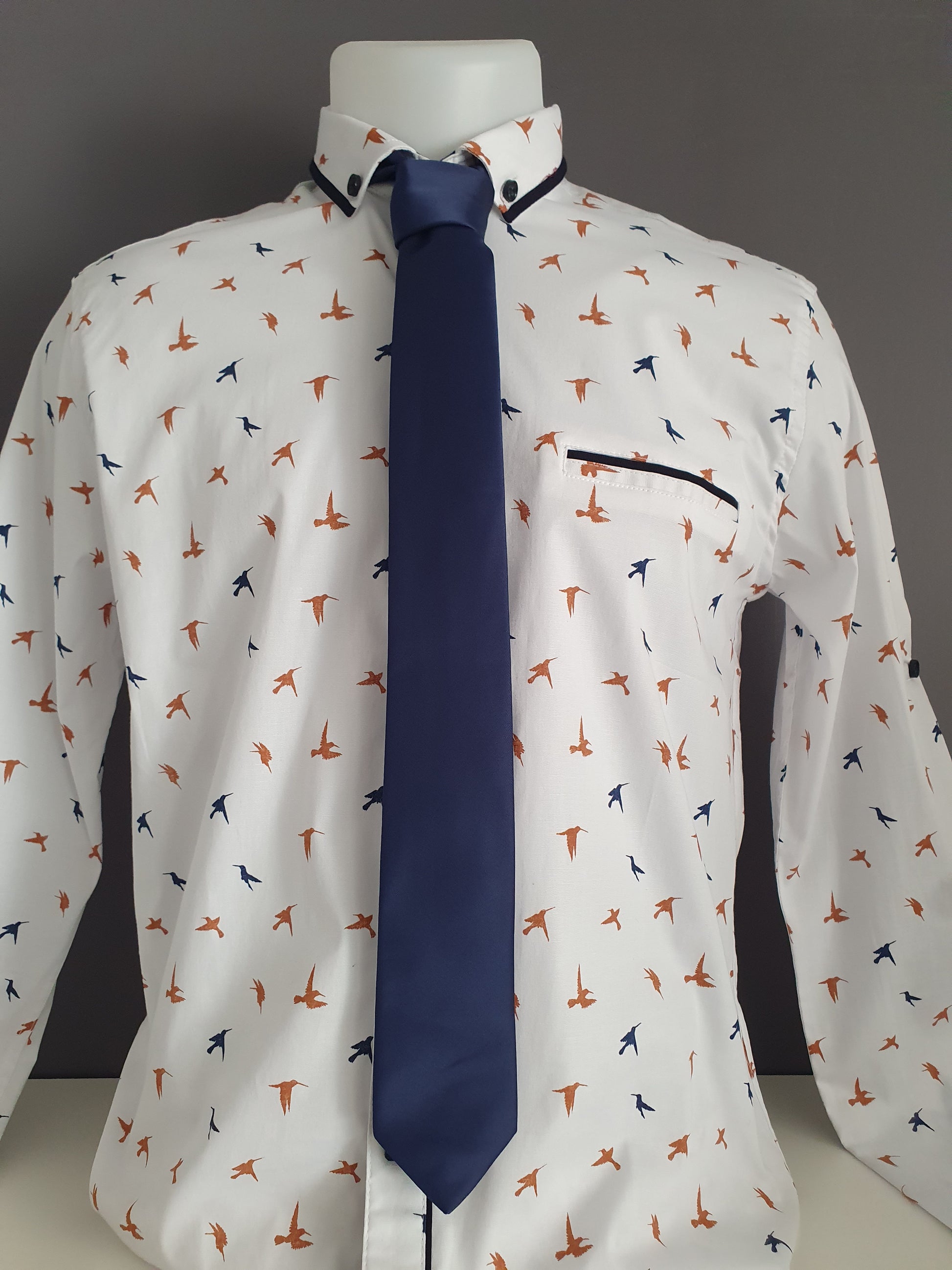 Cravate bleu marine pour homme trèc chic