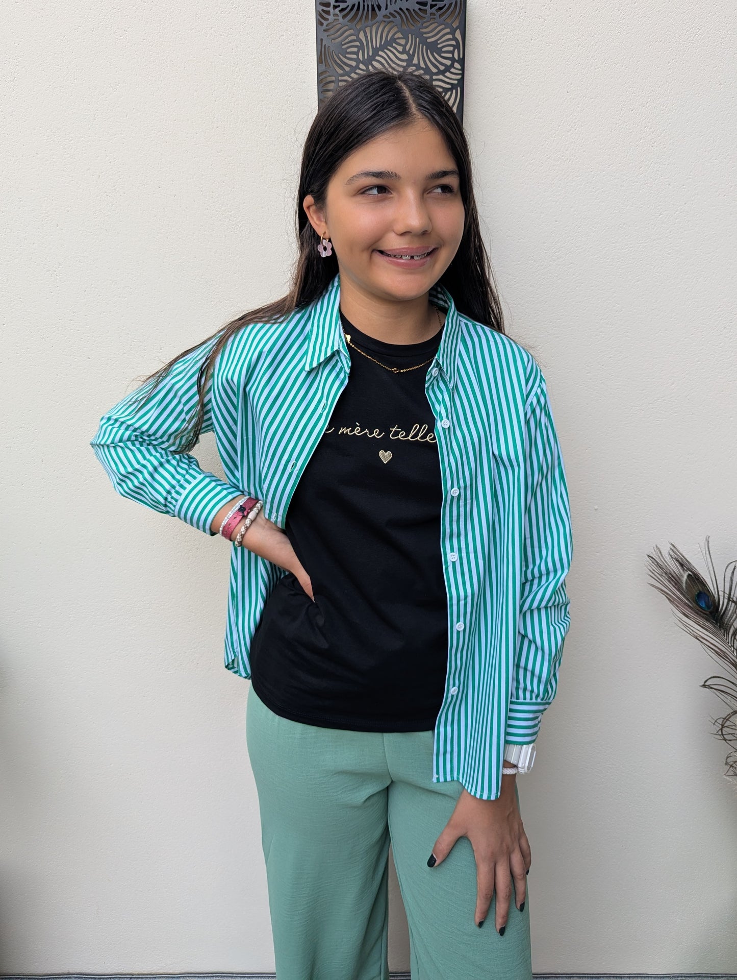 Chemise rayée REVES Kids