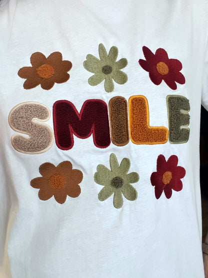 T-shirt SMILE (blanc)