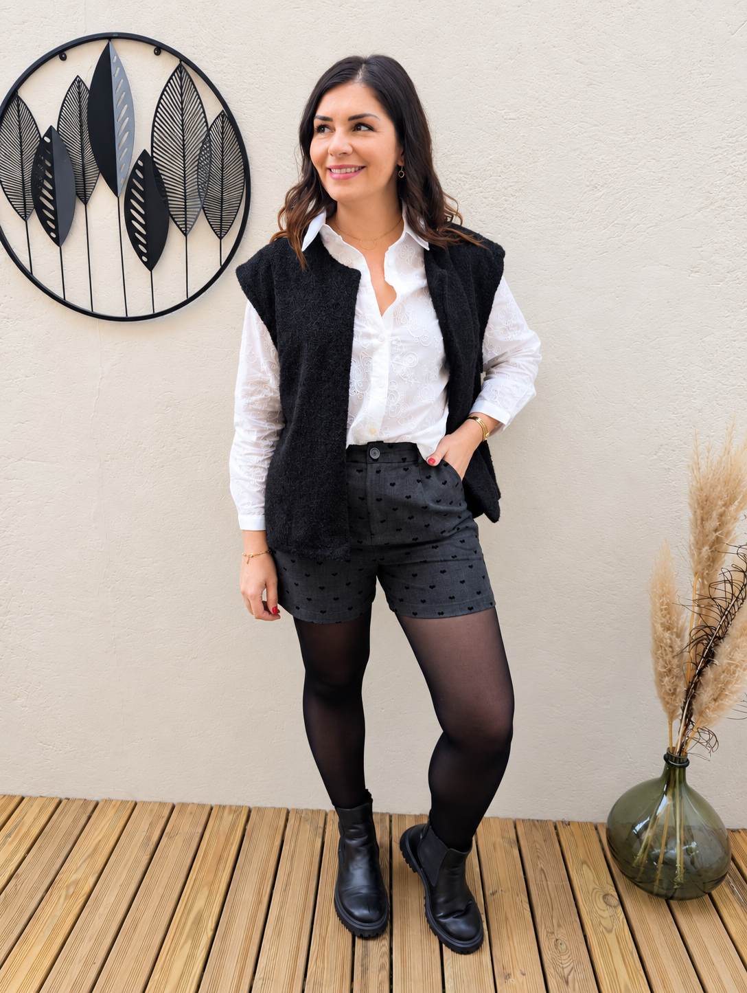 Gilet feutrine PAIMPOL (noir)