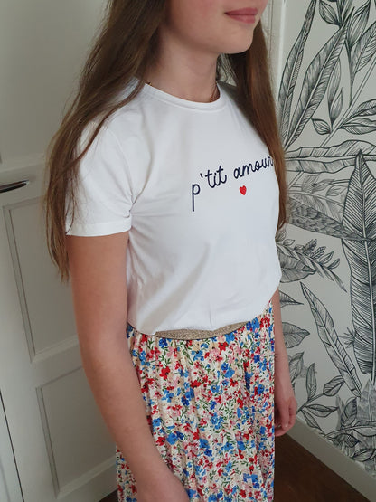 T-shirt p'tit amour mixte fille garçon collection famille