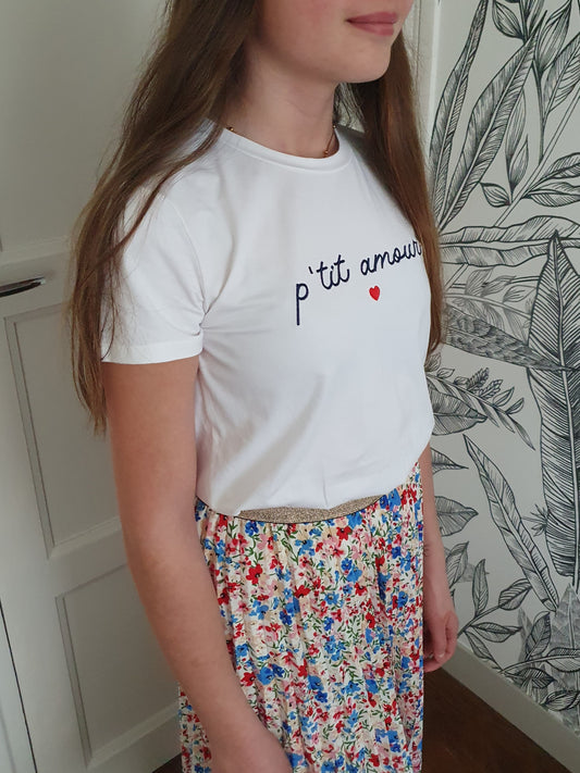 T-shirt p'tit amour mixte fille garçon collection famille