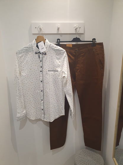 Pantalon CHINO (cognac)